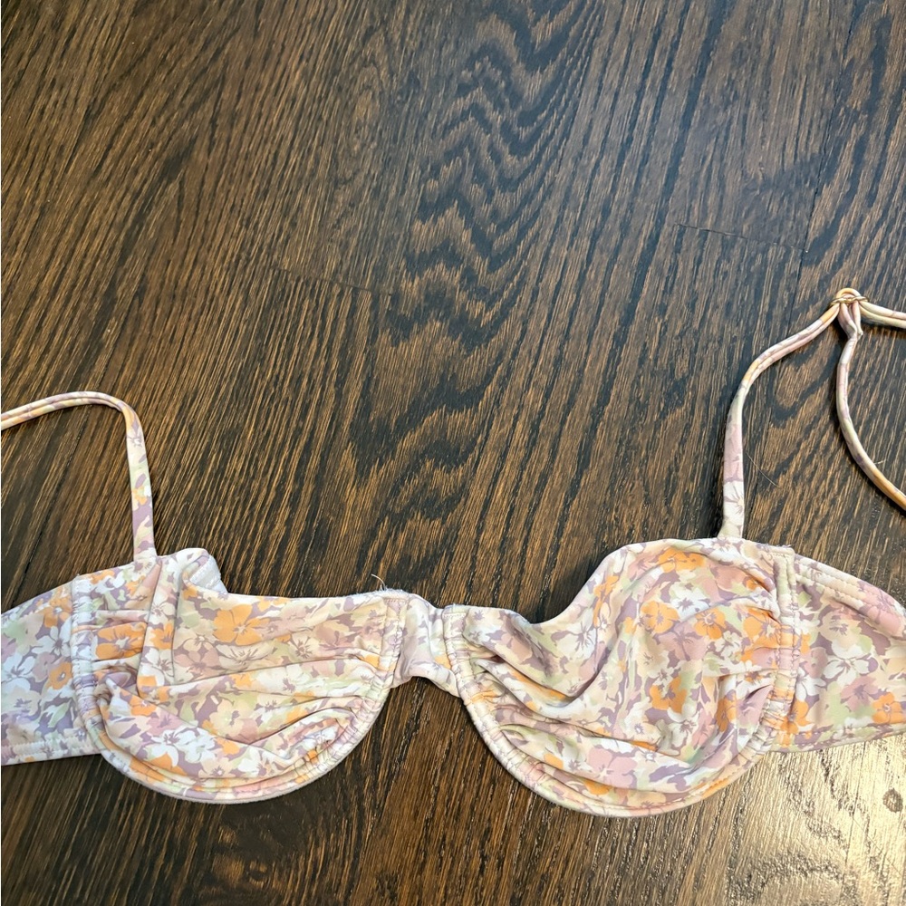 MINKPINK Pink and Orange floral top